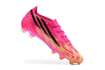 Adidas F50 Elite FG Firm Ground Soccer Cleats - Pink/Lucid Fuchsia/Solar Yellow