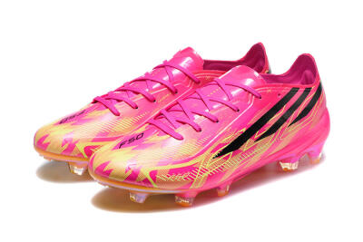 Adidas F50 Elite FG Firm Ground Soccer Cleats - Pink/Lucid Fuchsia/Solar Yellow
