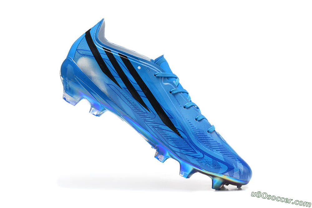 Adidas F50 Elite FG Firm Ground Soccer Cleats - Blue/Lucid Blue/Core Black 7