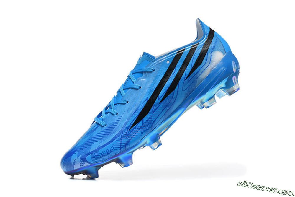 Adidas F50 Elite FG Firm Ground Soccer Cleats - Blue/Lucid Blue/Core Black 8