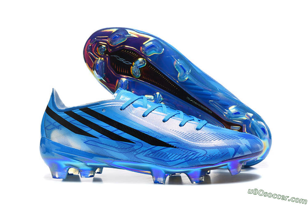 Adidas F50 Elite FG Firm Ground Soccer Cleats - Blue/Lucid Blue/Core Black 1