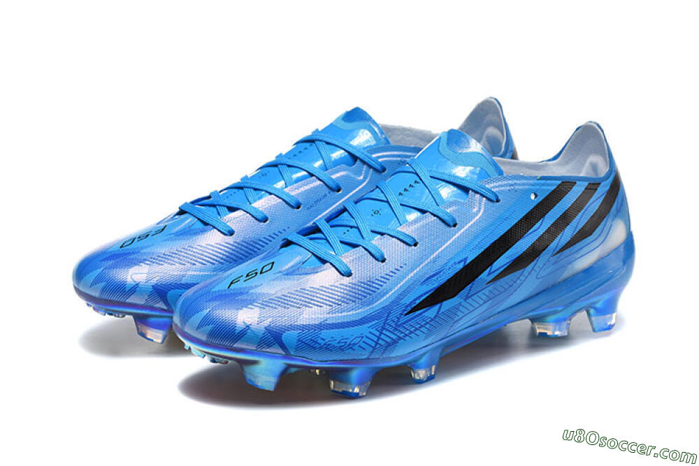 Adidas F50 Elite FG Firm Ground Soccer Cleats - Blue/Lucid Blue/Core Black 5