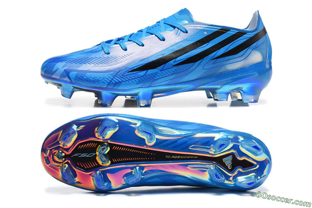 Adidas F50 Elite FG Firm Ground Soccer Cleats - Blue/Lucid Blue/Core Black 0