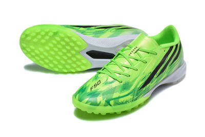 Adidas F50 Pro TF Artificial Turf Soccer Shoes - Green/Solar Green/Core Black