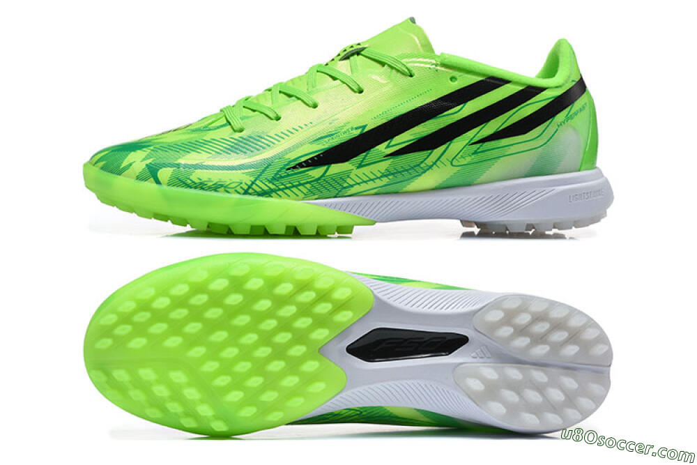 Adidas F50 Pro TF Artificial Turf Soccer Shoes - Green/Solar Green/Core Black 0