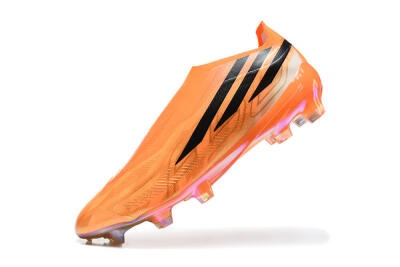 Adidas F50 Hyperfast Elite Laceless FG Firm Ground Soccer Cleats - Orange/Solar Orange/Core Black
