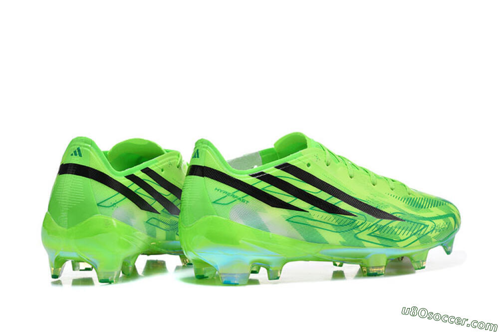 Adidas F50 Elite FG Firm Ground Soccer Cleats - Green/Lucid Lime/Black 9