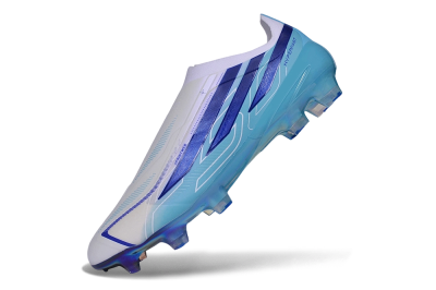 Adidas F50 Elite FG Firm Ground Soccer Cleats - White/Cloud White/Lucid Blue