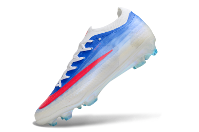 Nike Air Zoom Mercurial Vapor 17 Elite FG Firm Ground Soccer Cleats - White/Photo Blue/Bright Crimson