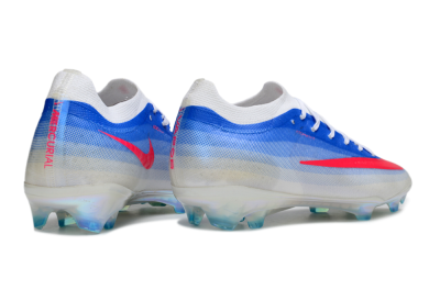 Nike Air Zoom Mercurial Vapor 17 Elite FG Firm Ground Soccer Cleats - White/Photo Blue/Bright Crimson