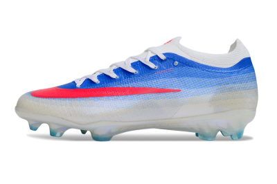 Nike Air Zoom Mercurial Vapor 17 Elite FG Firm Ground Soccer Cleats - White/Photo Blue/Bright Crimson