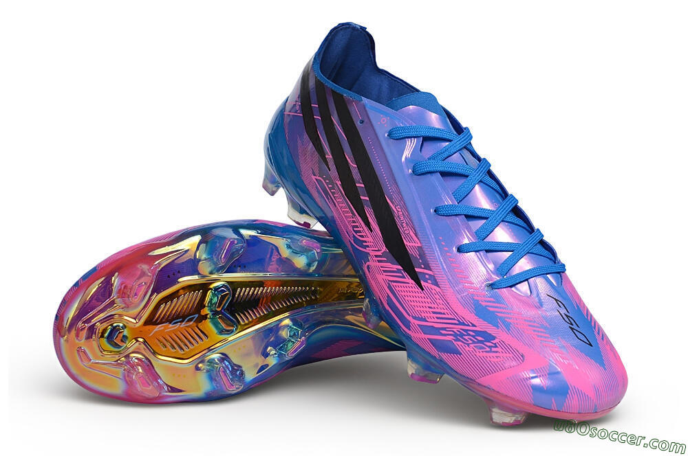 Adidas F50 Elite FG Firm Ground Soccer Cleats - Blue/Lucid Blue/Pulse Magenta 4