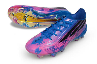 Adidas F50 Elite FG Firm Ground Soccer Cleats - Blue/Lucid Blue/Pulse Magenta