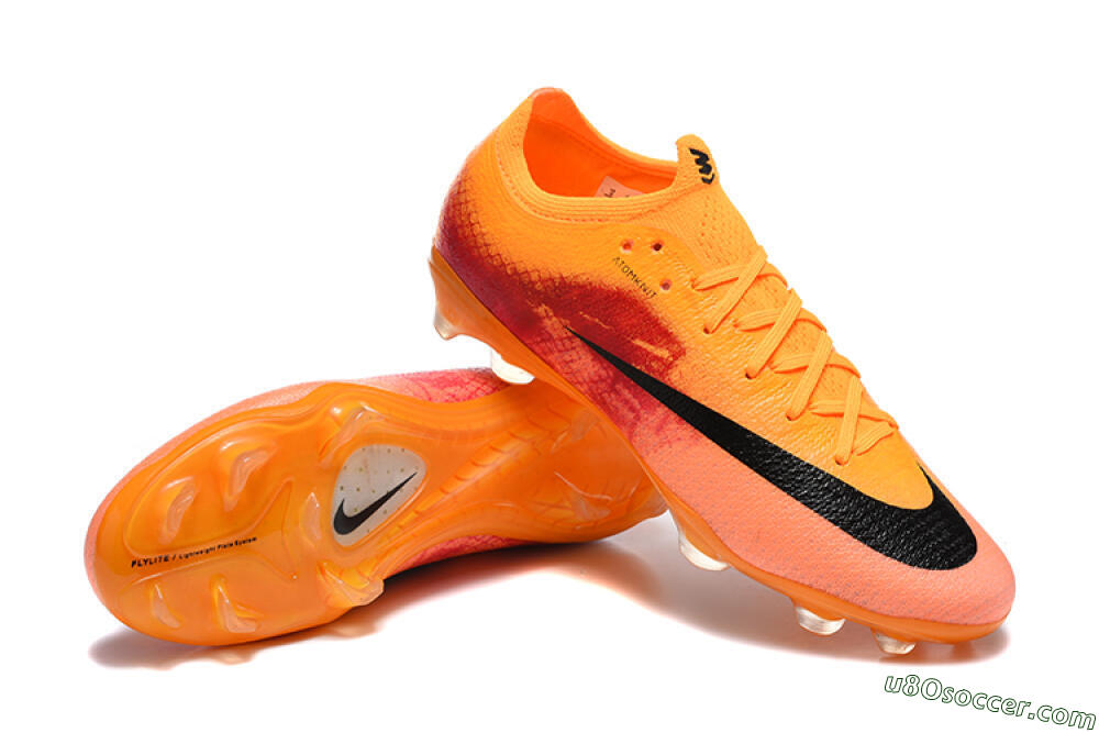 Nike Air Zoom Mercurial Vapor 17 Elite FG Firm Ground Soccer Cleats - Orange/Sunset Orange/Bright Crimson 4