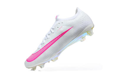 Nike Air Zoom Mercurial Vapor 17 Elite FG Firm Ground Soccer Cleats - White/White/Pink