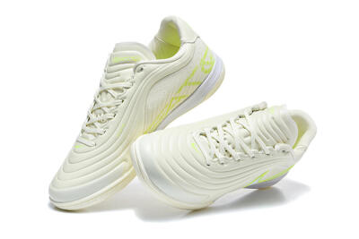 Nike Tiempo Legend SE IC Indoor & Futsal Soccer Shoes - Beige/Light Cream/Volt Green