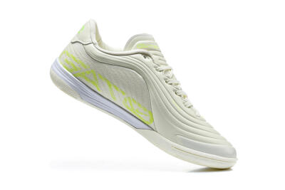 Nike Tiempo Legend SE IC Indoor & Futsal Soccer Shoes - Beige/Light Cream/Volt Green