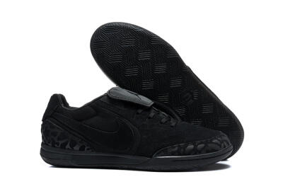 Nike Tiempo Legend SE IC Indoor & Futsal Soccer Shoes - Black/Triple Black/Matte Black