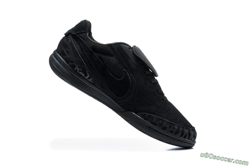 Nike Tiempo Legend SE IC Indoor & Futsal Soccer Shoes - Black/Triple Black/Matte Black 7