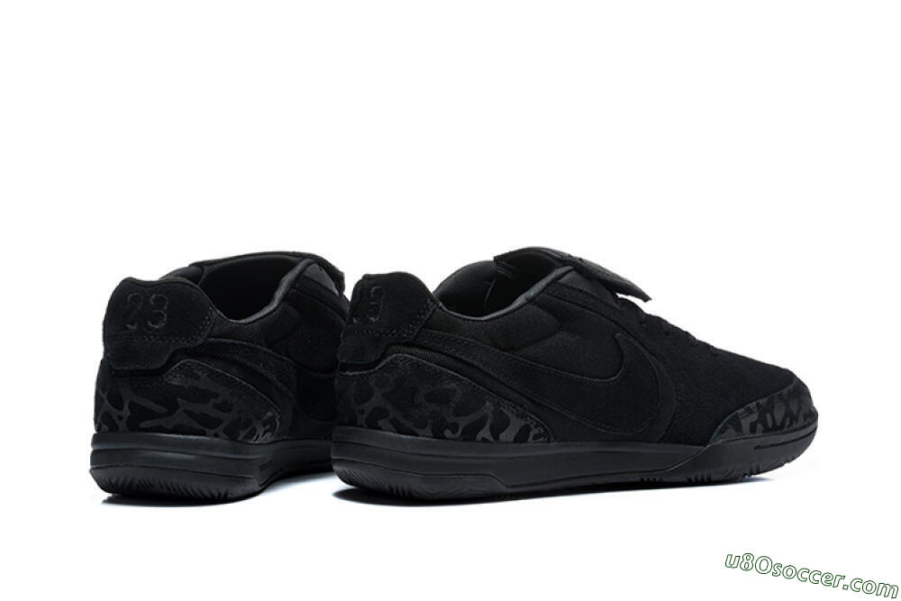Nike Tiempo Legend SE IC Indoor & Futsal Soccer Shoes - Black/Triple Black/Matte Black 9