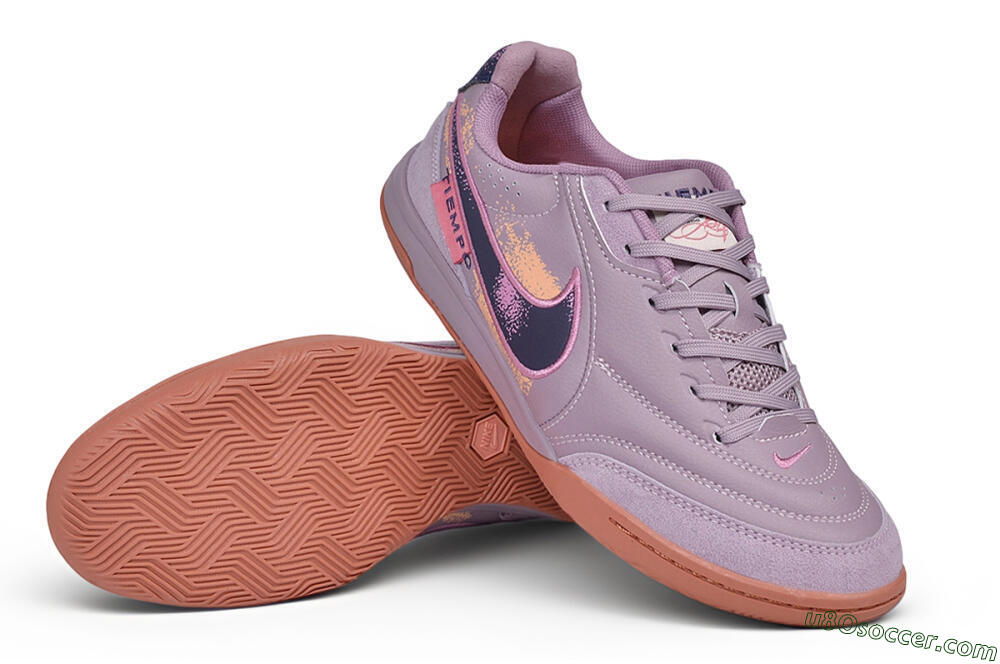 Nike Tiempo Legend SE IC Indoor & Futsal Soccer Shoes - Purple/Light Thistle/Copper 3