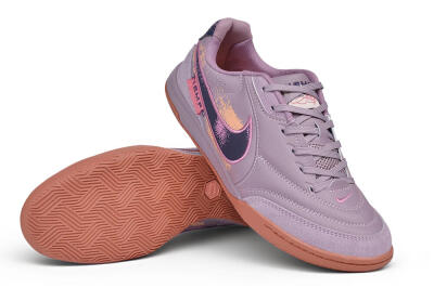 Nike Tiempo Legend SE IC Indoor & Futsal Soccer Shoes - Purple/Light Thistle/Copper