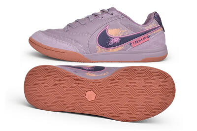 Nike Tiempo Legend SE IC Indoor & Futsal Soccer Shoes - Purple/Light Thistle/Copper
