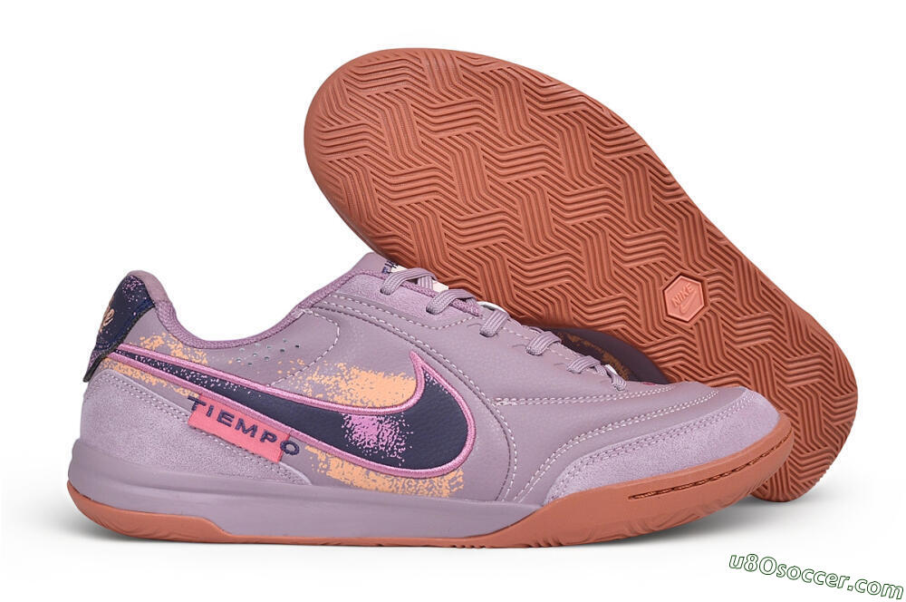 Nike Tiempo Legend SE IC Indoor & Futsal Soccer Shoes - Purple/Light Thistle/Copper 1