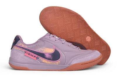 Nike Tiempo Legend SE IC Indoor & Futsal Soccer Shoes - Purple/Light Thistle/Copper