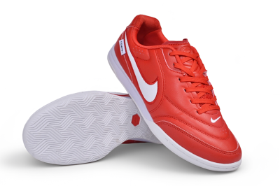 Nike Tiempo Streetgato Prm IC Indoor & Futsal Soccer Shoes - Red/University Red/White