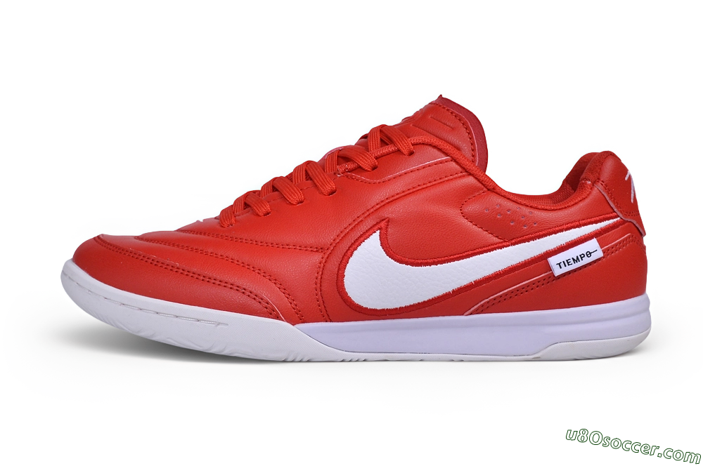 Nike Tiempo Streetgato Prm IC Indoor & Futsal Soccer Shoes - Red/University Red/White 2