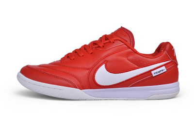 Nike Tiempo Streetgato Prm IC Indoor & Futsal Soccer Shoes - Red/University Red/White