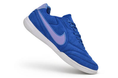 Nike Tiempo Streetgato Prm IC Indoor & Futsal Soccer Shoes - Blue/Royal Blue/Light Violet