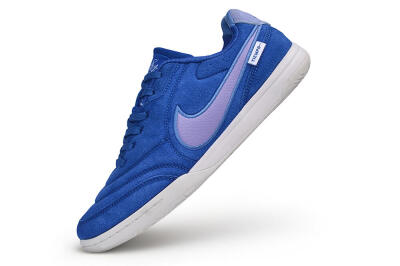 Nike Tiempo Streetgato Prm IC Indoor & Futsal Soccer Shoes - Blue/Royal Blue/Light Violet