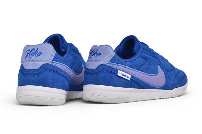 Nike Tiempo Streetgato Prm IC Indoor & Futsal Soccer Shoes - Blue/Royal Blue/Light Violet