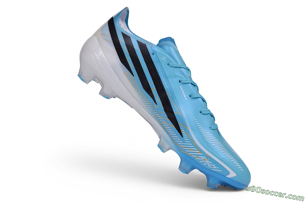 Adidas F50 Elite FG Firm Ground Soccer Cleats - Blue/Lucid Blue/Footwear White 4