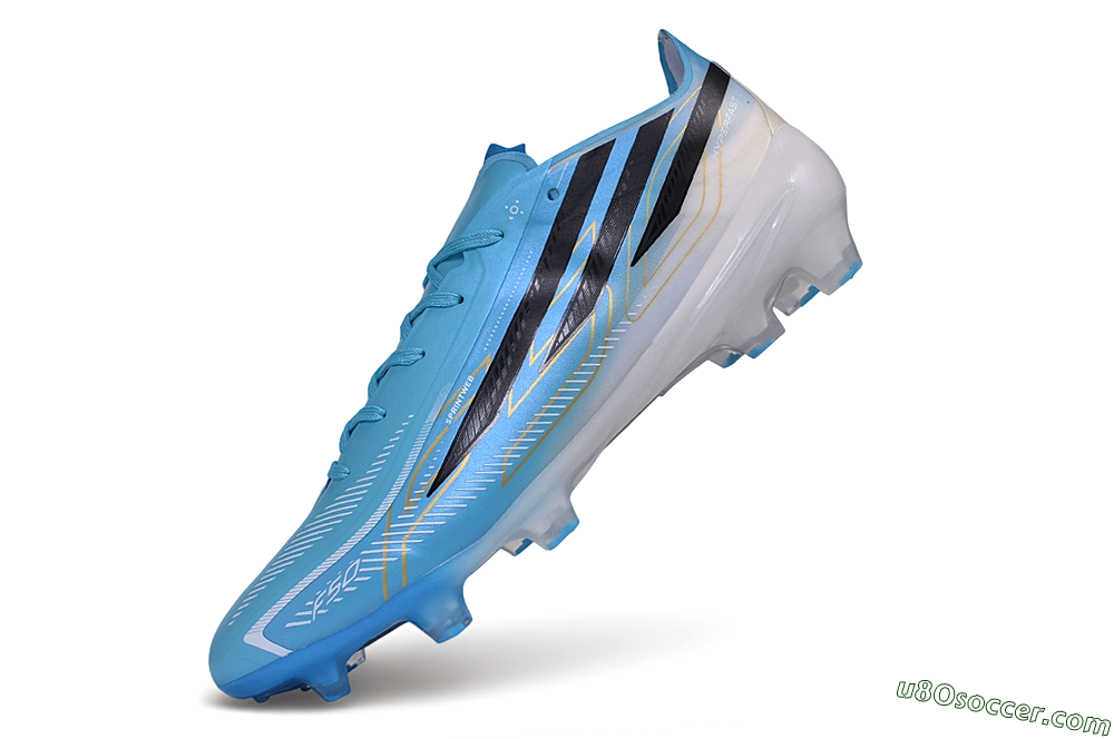Adidas F50 Elite FG Firm Ground Soccer Cleats - Blue/Lucid Blue/Footwear White 5