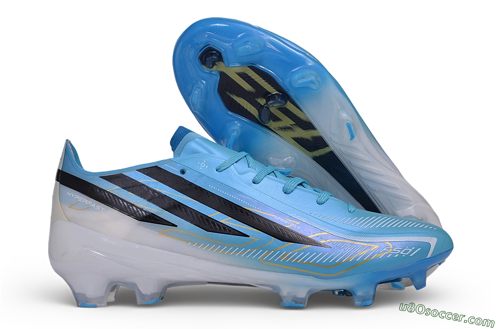 Adidas F50 Elite FG Firm Ground Soccer Cleats - Blue/Lucid Blue/Footwear White 1