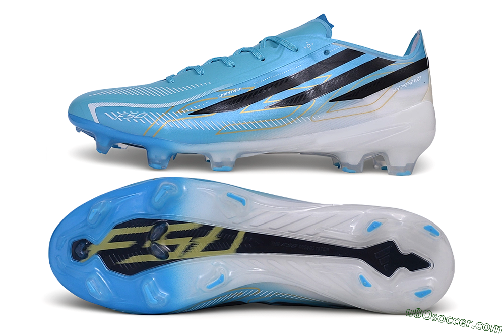 Adidas F50 Elite FG Firm Ground Soccer Cleats - Blue/Lucid Blue/Footwear White 0