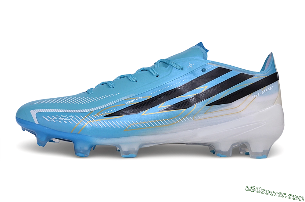 Adidas F50 Elite FG Firm Ground Soccer Cleats - Blue/Lucid Blue/Footwear White 2