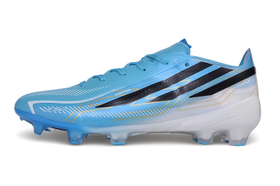 Adidas F50 Elite FG Firm Ground Soccer Cleats - Blue/Lucid Blue/Footwear White