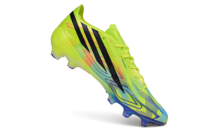 Adidas F50 Elite FG Firm Ground Soccer Cleats - Yellow/Solar Yellow/Lucid Blue