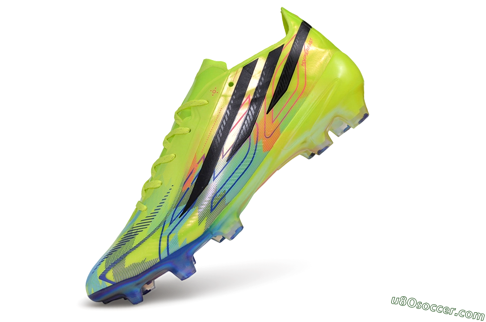 Adidas F50 Elite FG Firm Ground Soccer Cleats - Yellow/Solar Yellow/Lucid Blue 5