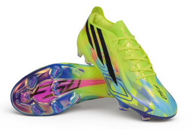 Adidas F50 Elite FG Firm Ground Soccer Cleats - Yellow/Solar Yellow/Lucid Blue