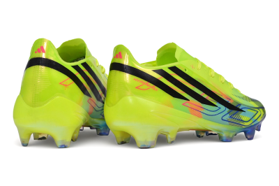 Adidas F50 Elite FG Firm Ground Soccer Cleats - Yellow/Solar Yellow/Lucid Blue