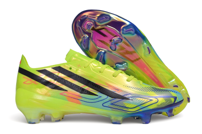 Adidas F50 Elite FG Firm Ground Soccer Cleats - Yellow/Solar Yellow/Lucid Blue