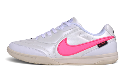 Nike Tiempo Streetgato Prm IC Indoor & Futsal Soccer Shoes - White/Pearl White/Hyper Pink