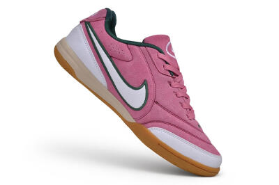 Nike Tiempo Streetgato Prm IC Indoor & Futsal Soccer Shoes - Pink/Berry Pink/Summit White