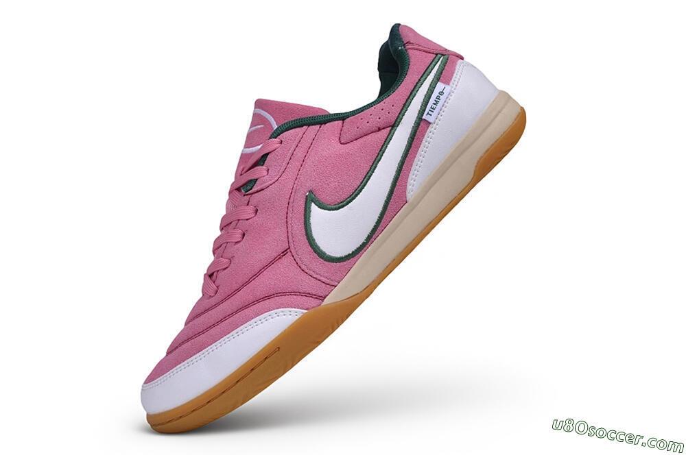 Nike Tiempo Streetgato Prm IC Indoor & Futsal Soccer Shoes - Pink/Berry Pink/Summit White 5