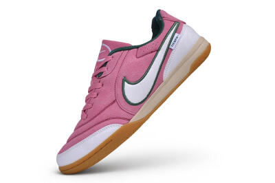 Nike Tiempo Streetgato Prm IC Indoor & Futsal Soccer Shoes - Pink/Berry Pink/Summit White